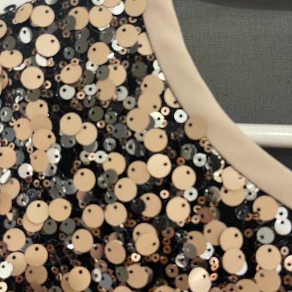 DVF Sequins blouse long sleeve rose gold - Picture 7 of 8